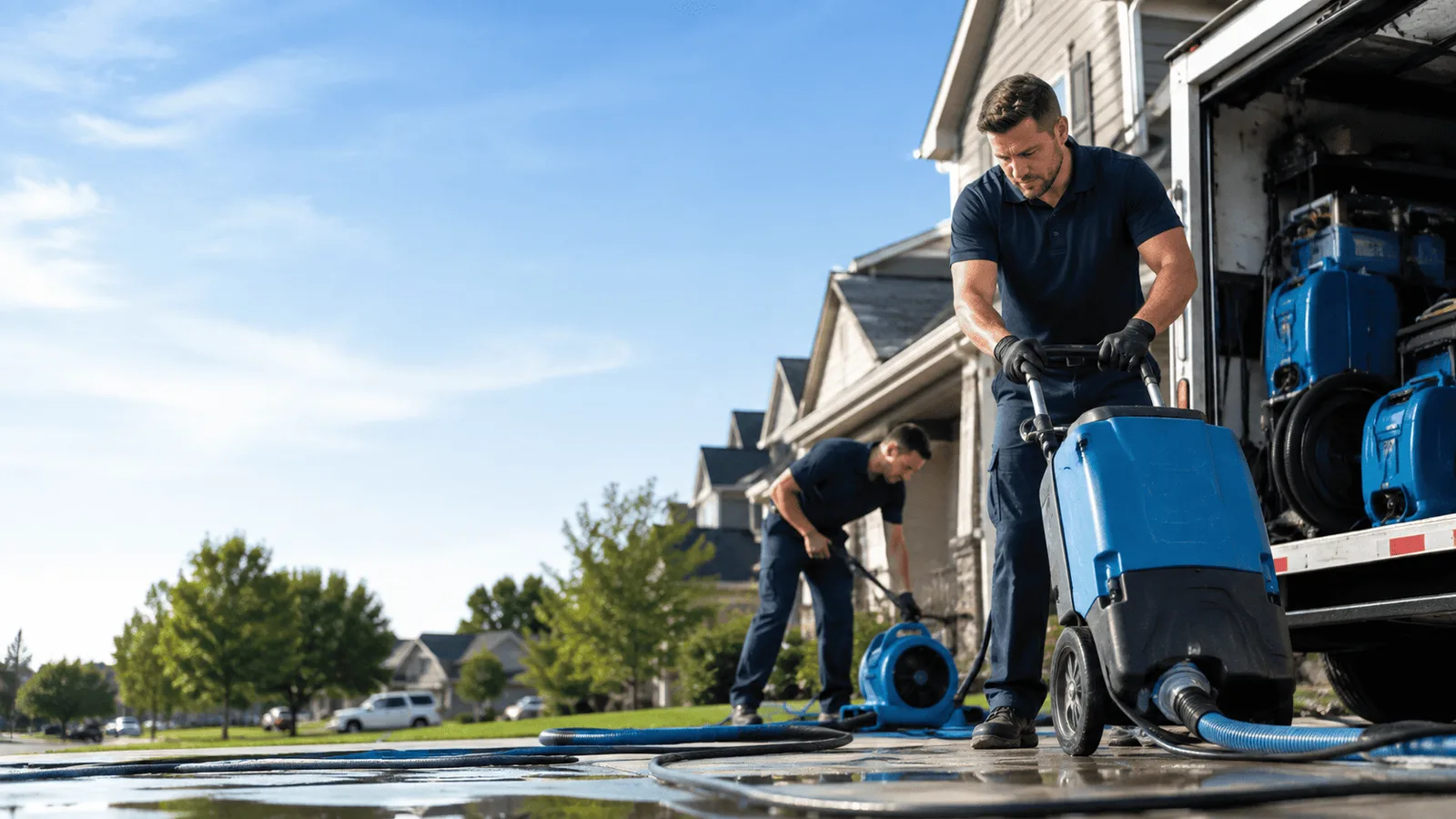 Basement Flooding being performed in Millerstown, PA